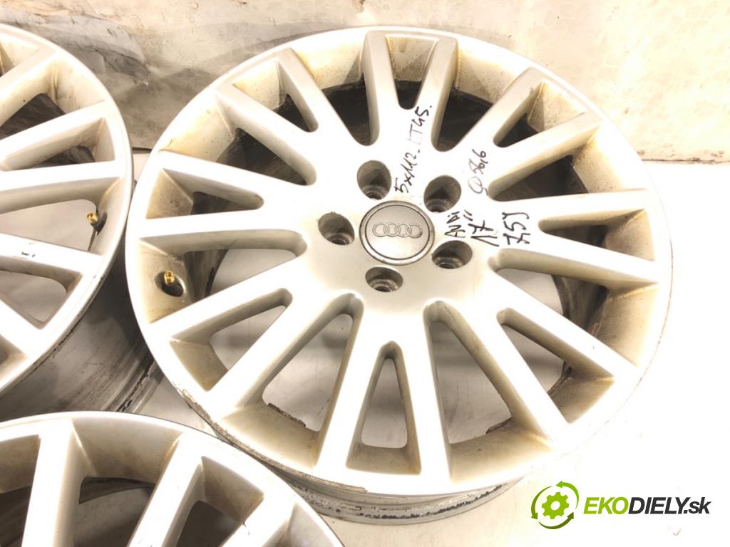 AUDI --- --- disky hliníkové 17 7,5J 5X112 ET45 stred CENTR. 56,6