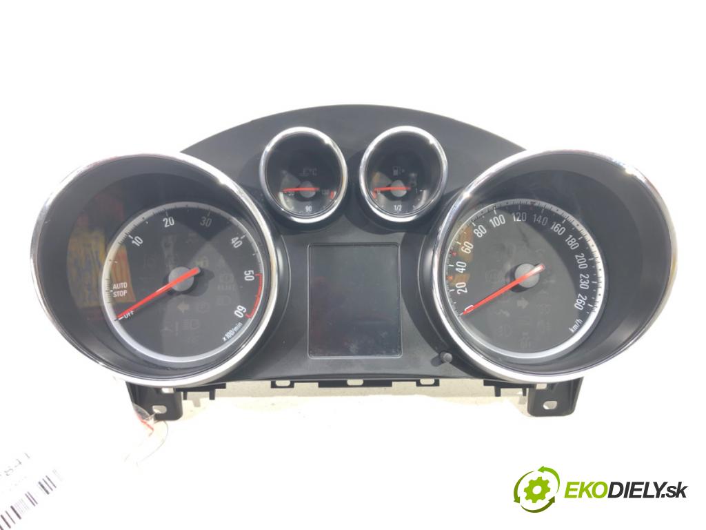 OPEL ASTRA J (P10) 2009 - 2015    1.3 CDTI (68) 70 kW [95 KM] olej napędowy 2009 - 2  Prístrojovka 13374948 (Prístrojové dosky, displeje)