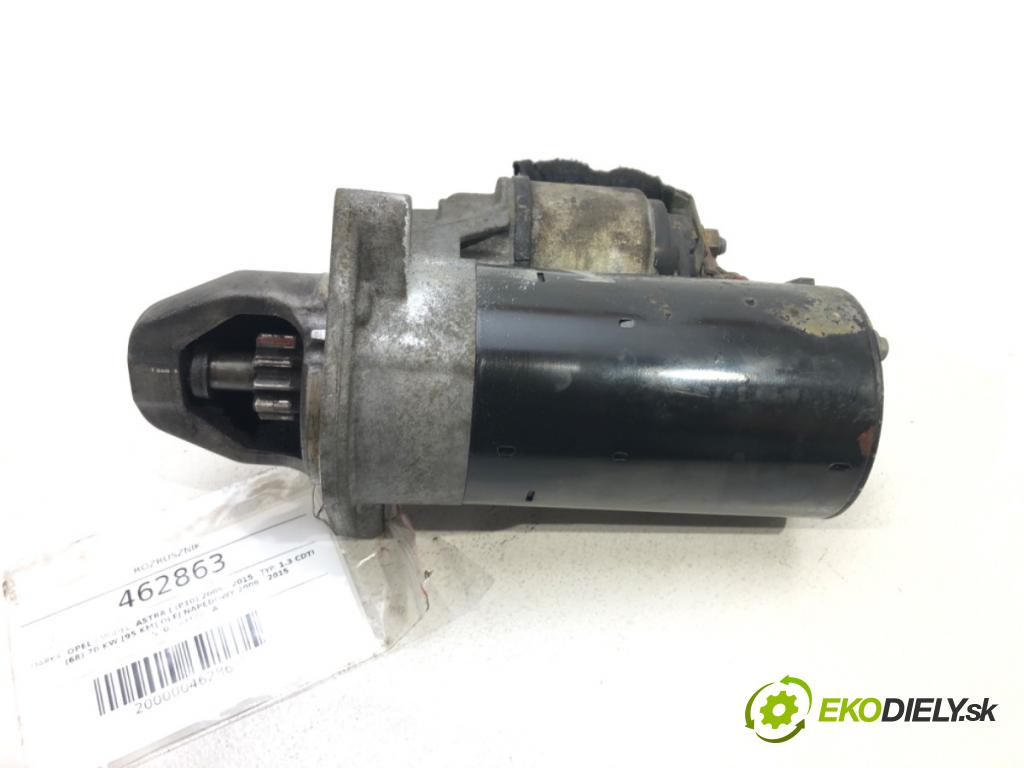 OPEL ASTRA J (P10) 2009 - 2015    1.3 CDTI (68) 70 kW [95 KM] olej napędowy 2009 - 2  Štartér 0001138030 (Štartéry)