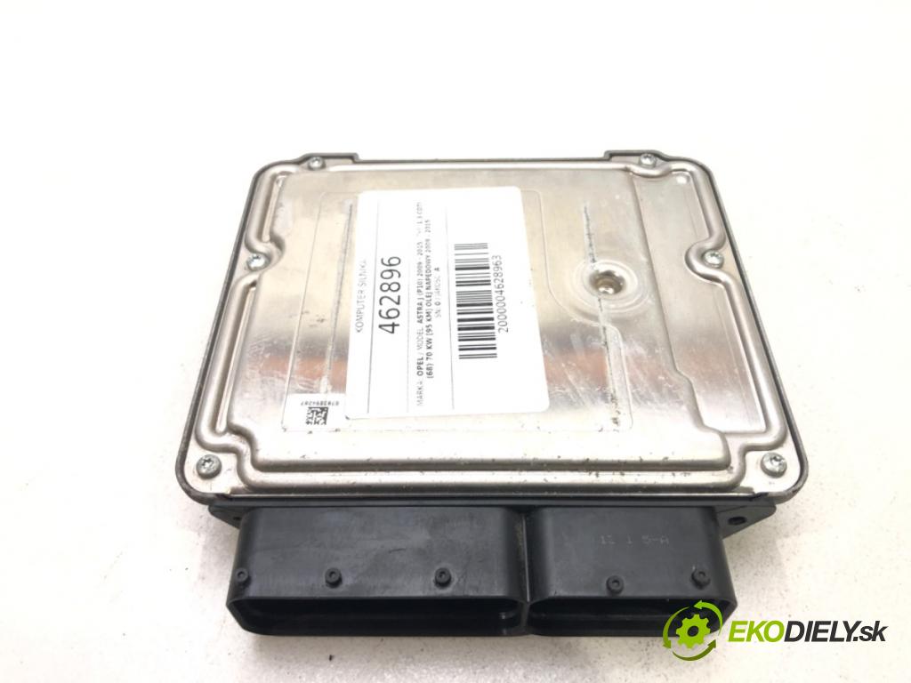 OPEL ASTRA J (P10) 2009 - 2015    1.3 CDTI (68) 70 kW [95 KM] olej napędowy 2009 - 2  riadiaca jednotka Motor  (Riadiace jednotky)