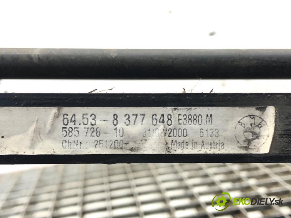 BMW 3 (E46) 1997 - 2005    320 d 100 kW [136 KM] olej napędowy 1998 - 2001  Chladič klimatizácie 8377648 (Chladiče klimatizácie)