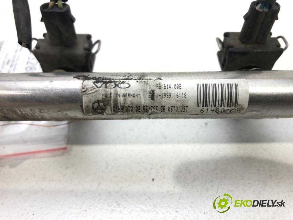 MERCEDES-BENZ KLASA A (W168) 1997 - 2005    A 190 (168.032, 168.132) 92 kW [125 KM] benzyna 19  Lišta vstrekovacia Vstrekovacie ventily A1660700395 (Vstrekovacie lišty)