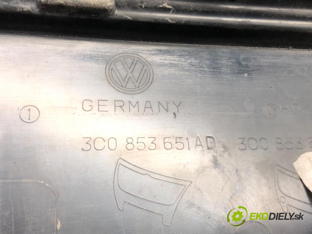VW PASSAT B6 (3C2) 2005 - 2010    1.4 TSI 90 kW [122 KM] benzyna 2007 - 2010  mřížka maska 3C0853651AD (Mřížky (masky) chladičů)