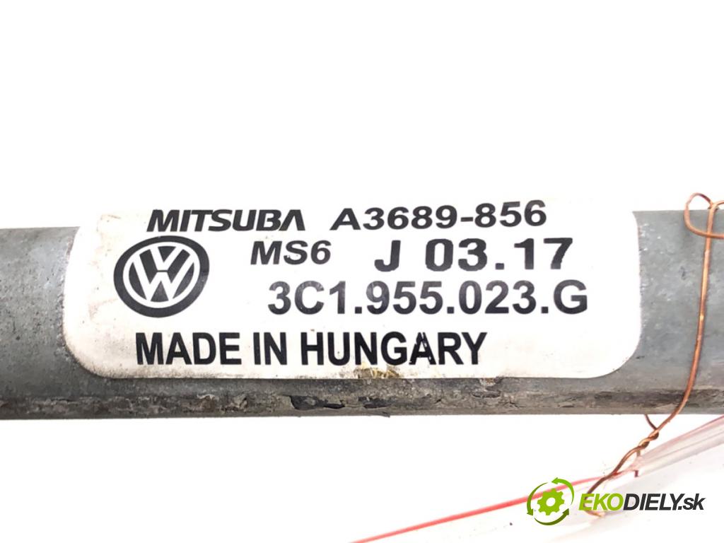 VW PASSAT B6 (3C2) 2005 - 2010    1.4 TSI 90 kW [122 KM] benzyna 2007 - 2010  Mechanizmus stieračov predný 3C1955023G (Motorčeky stieračov predné)