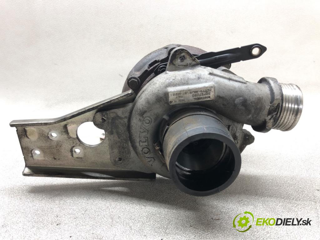 VOLVO S60 I (384) 2000 - 2010    2.4 D 93 kW [126 KM] olej napędowy 2005 - 2010  Turbodúchadlo,turbo 30757080 (Turbodúchadlá (kompletné))