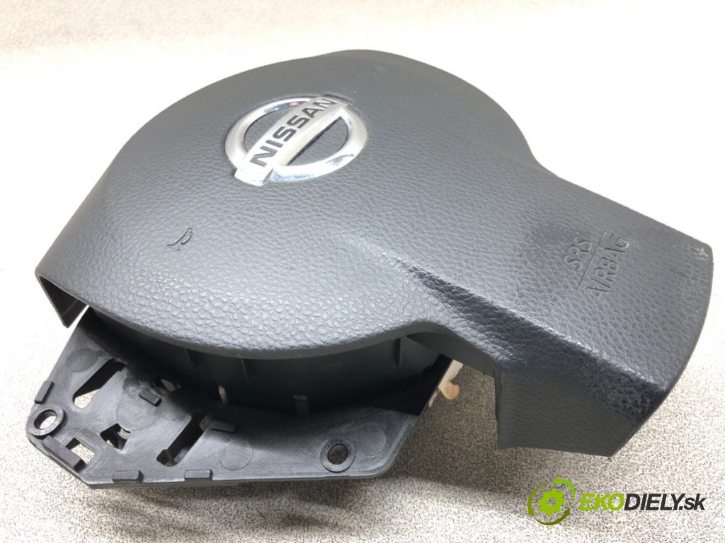 NISSAN QASHQAI / QASHQAI +2 I (J10, NJ10, JJ10E) 2006 - 2014    1.6 84 kW [114 KM] benzyna 2007 - 2013  AirBag volantu 98510JD16C (Airbagy)