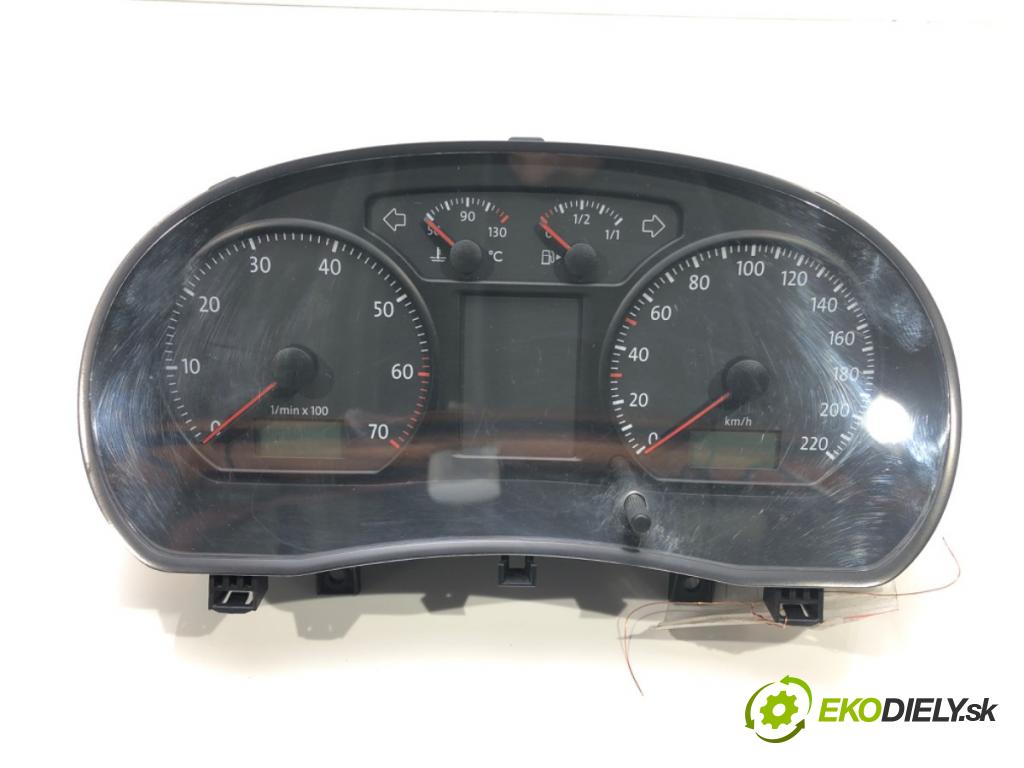 VW POLO (9N_, 9A_) 2001 - 2014    1.2 12V 47 kW [64 KM] benzyna 2001 - 2007  Prístrojovka 6Q0920803E (Prístrojové dosky, displeje)
