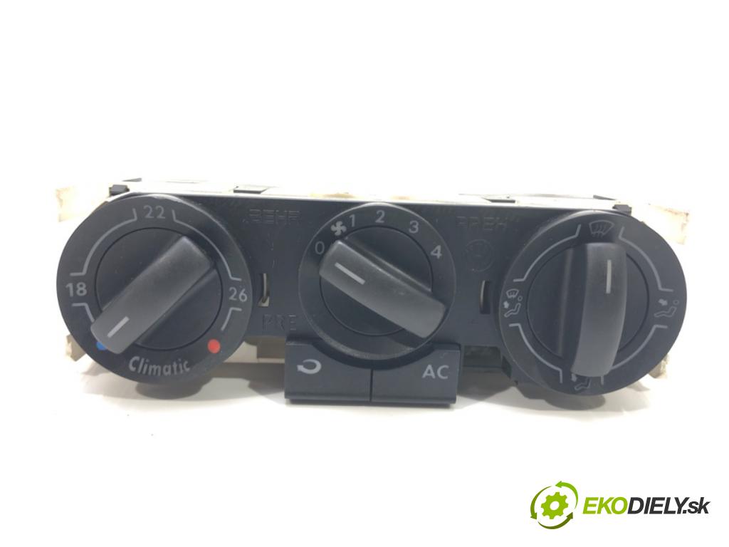 VW POLO (9N_, 9A_) 2001 - 2014    1.2 12V 47 kW [64 KM] benzyna 2001 - 2007  Panel ovládania kúrenia 6Q0820045G (Prepínače, spínače, tlačidlá a ovládače kúrenia)
