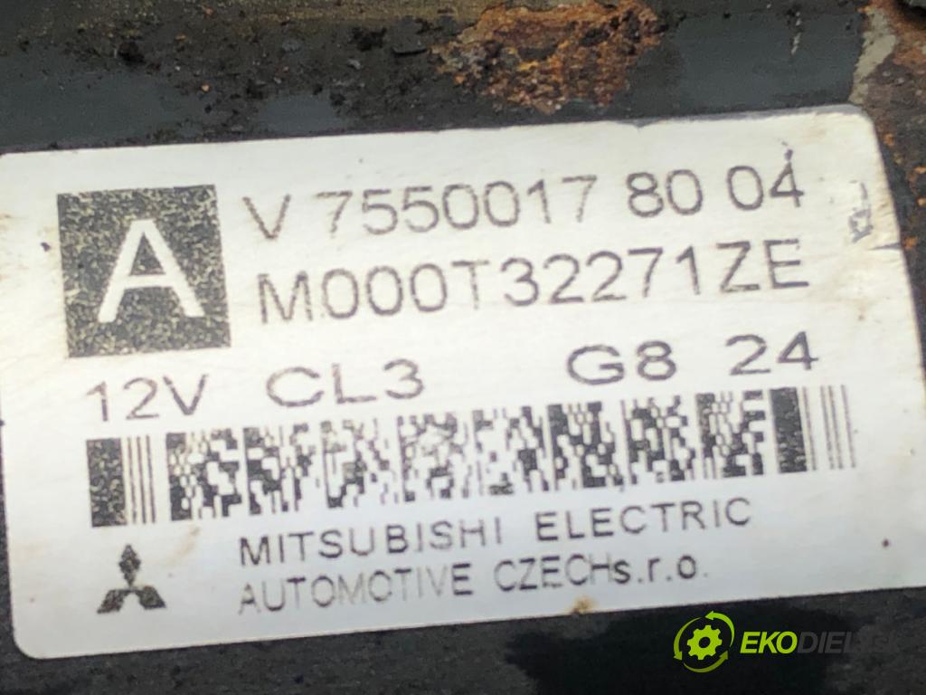 CITROEN C4 PICASSO I nadwozie wielkoprzestrzenne (MPV) (UD_) 2006 - 2015    1.6 VTi 120 88 kW [120 KM] benzyna 2008 - 2013  Štartér V75500178004 (Štartéry)