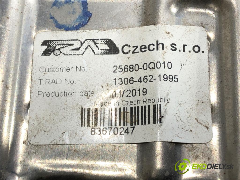 TOYOTA YARIS (_P13_) 2010 - 2022    1.0 (KSP130) 53 kW [72 KM] benzyna 2018 - 2022  Chladič spalín 25680-0Q010