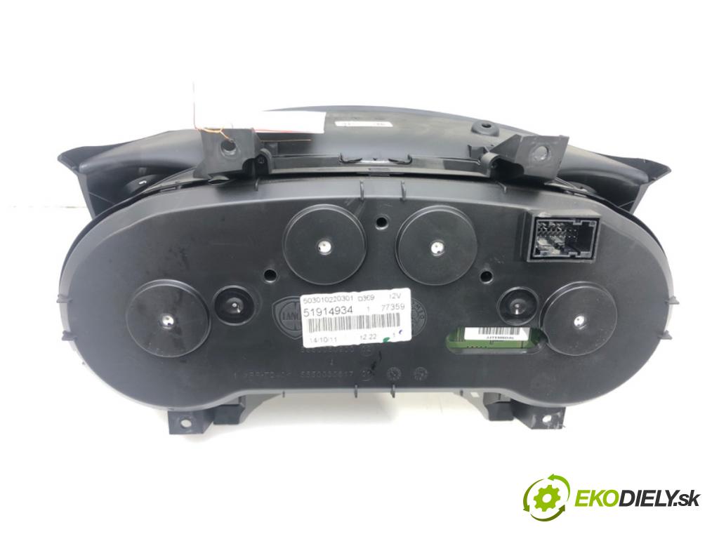 FIAT PUNTO EVO (199_) 2008 - 2022    1.4 (199AXB1A) 57 kW [77 KM] benzyna 2009 - 2012  Prístrojovka 51914934 (Prístrojové dosky, displeje)
