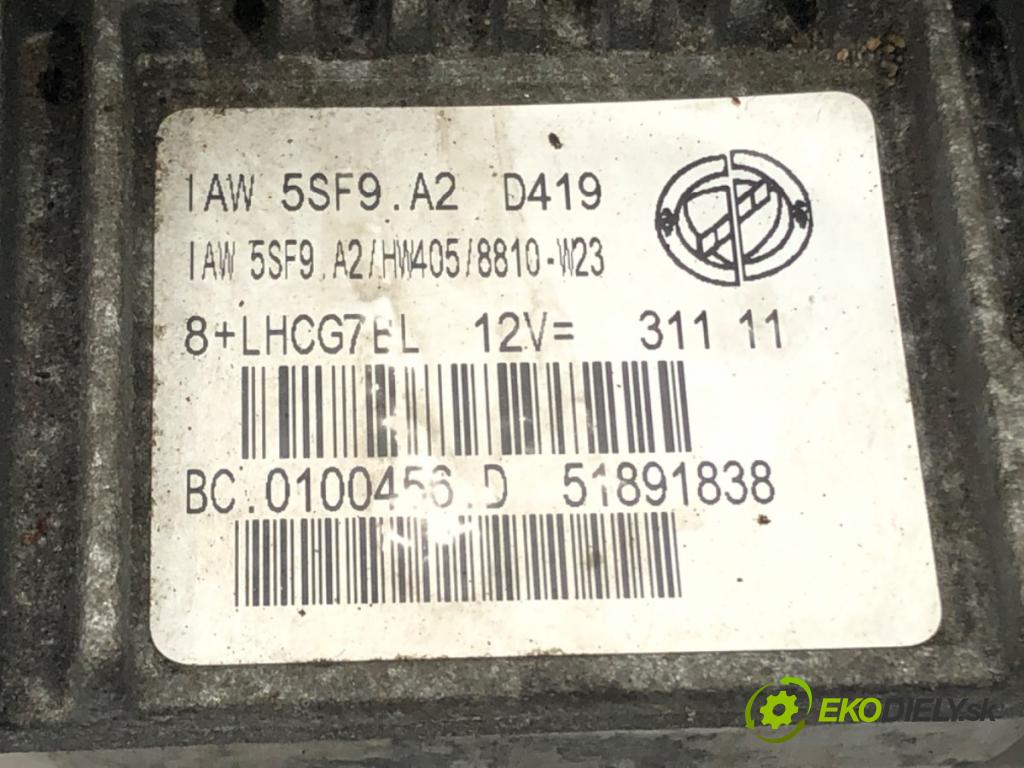 FIAT PUNTO EVO (199_) 2008 - 2022    1.4 (199AXB1A) 57 kW [77 KM] benzyna 2009 - 2012  riadiaca jednotka Motor 0 (Riadiace jednotky)