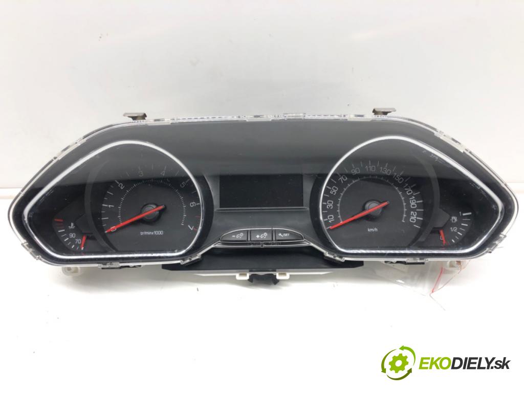 PEUGEOT 208 I (CA_, CC_) 2012 - 2022    1.2 VTI 82 60 kW [82 KM] benzyna 2012 - 2022  Prístrojovka 9801904780 (Prístrojové dosky, displeje)