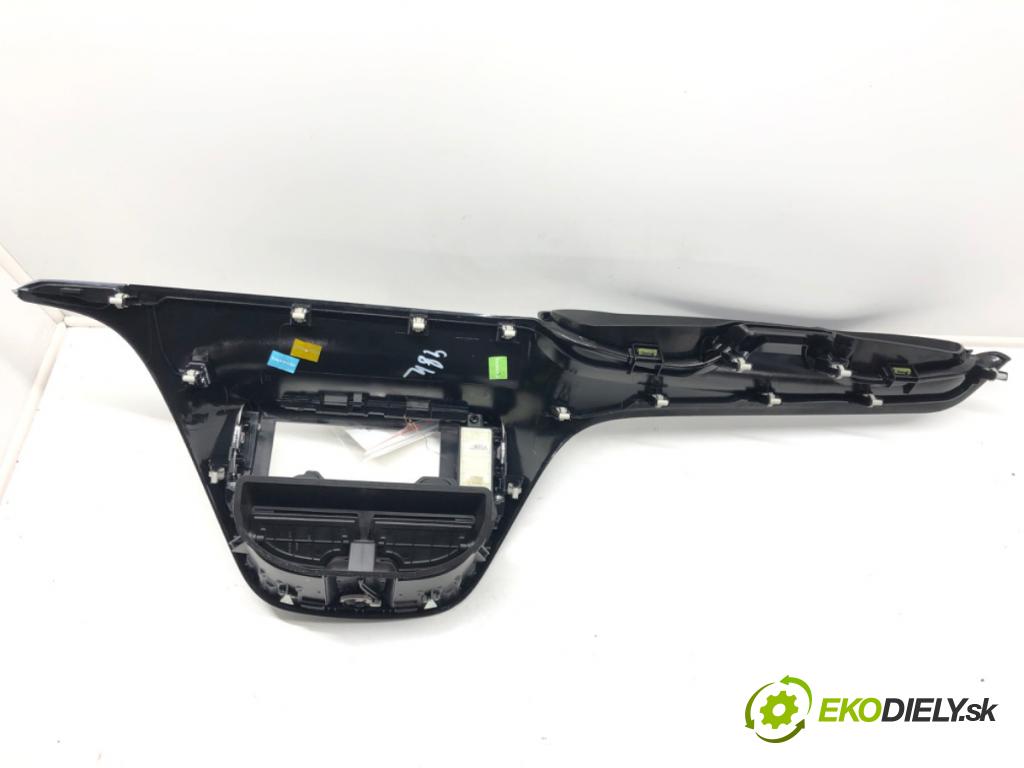 PEUGEOT 208 I (CA_, CC_) 2012 - 2022    1.2 VTI 82 60 kW [82 KM] benzyna 2012 - 2022  lišty kryt interiéru 9673131677