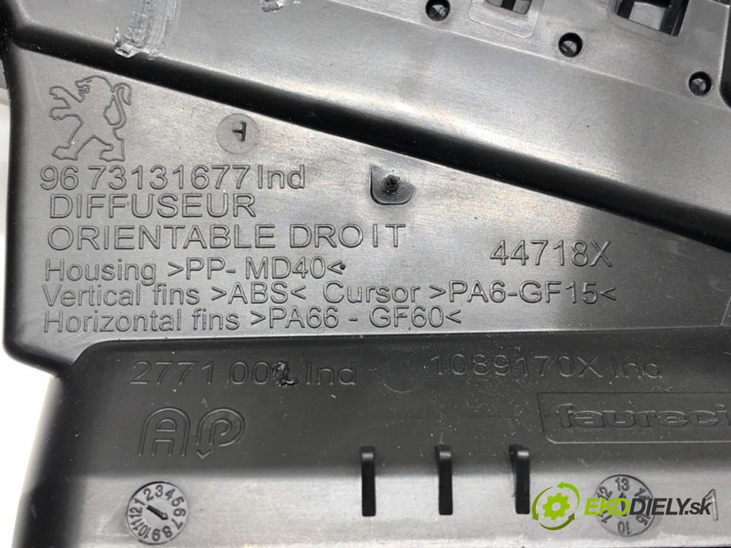 PEUGEOT 208 I (CA_, CC_) 2012 - 2022    1.2 VTI 82 60 kW [82 KM] benzyna 2012 - 2022  lišty kryt interiéru 9673131677