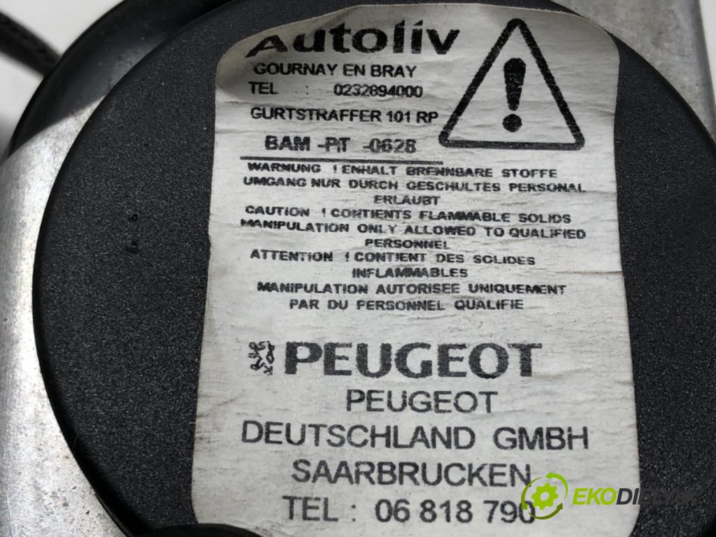 PEUGEOT 208 I (CA_, CC_) 2012 - 2022    1.2 VTI 82 60 kW [82 KM] benzyna 2012 - 2022  Držiak BEZPEČNOSŤ predný ľavy 98063150XX