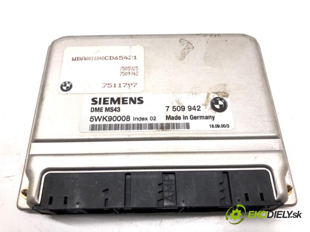 BMW 3 (E46) 1997 - 2005    320 i 125 kW [170 KM] benzyna 2000 - 2005  riadiaca jednotka Motor 0 (Riadiace jednotky)