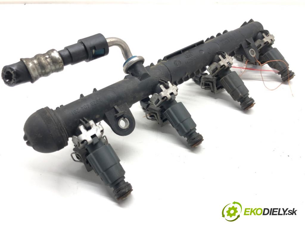 OPEL AGILA (A) (H00) 2000 - 2007    1.2 16V (F68) 55 kW [75 KM] benzyna 2000 - 2007  Lišta vstrekovacia Vstrekovacie ventily 0280151076 (Vstrekovacie lišty)