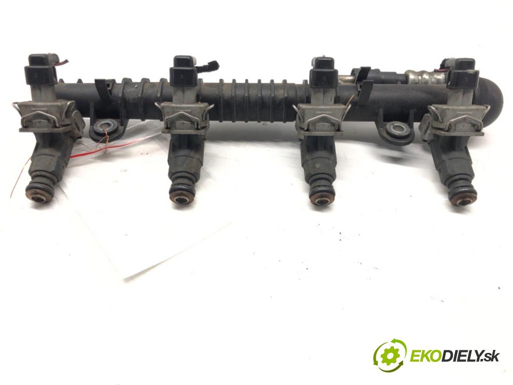 OPEL AGILA (A) (H00) 2000 - 2007    1.2 16V (F68) 55 kW [75 KM] benzyna 2000 - 2007  Lišta vstrekovacia Vstrekovacie ventily 0280151076 (Vstrekovacie lišty)