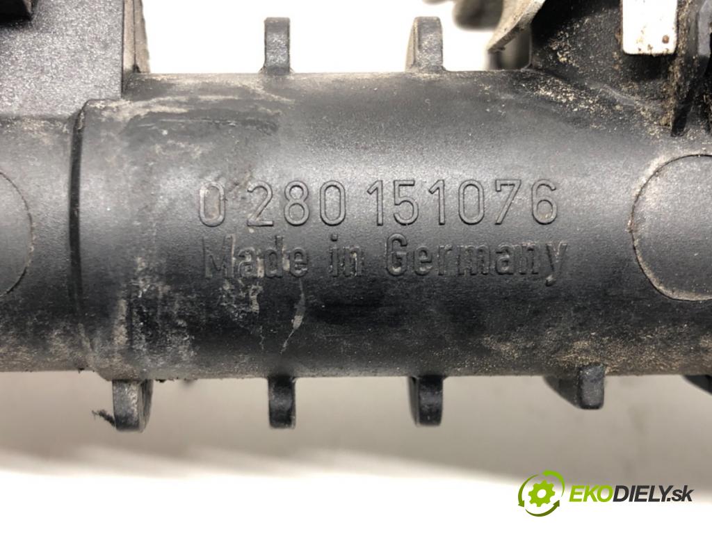 OPEL AGILA (A) (H00) 2000 - 2007    1.2 16V (F68) 55 kW [75 KM] benzyna 2000 - 2007  Lišta vstrekovacia Vstrekovacie ventily 0280151076 (Vstrekovacie lišty)