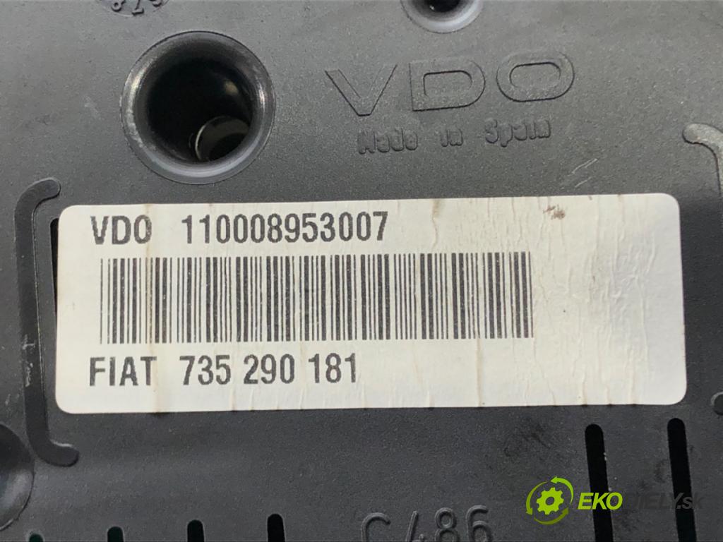 ALFA ROMEO 147 (937_) 2000 - 2010    1.9 JTD (937.AXD1A, 937.BXD1A) 85 kW [115 KM] olej  Prístrojovka 735290181 (Prístrojové dosky, displeje)