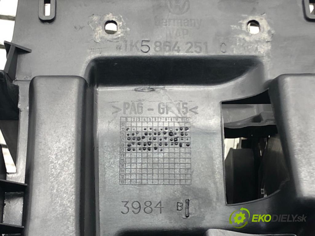 VW GOLF V (1K1) 2003 - 2010    1.9 TDI 77 kW [105 KM] olej napędowy 2003 - 2008  Lakťová opierka  (Lakťové opierky)