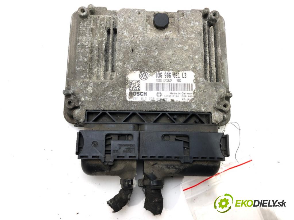SKODA OCTAVIA II Combi (1Z5) 2004 - 2013    1.9 TDI 77 kW [105 KM] olej napędowy 2004 - 2010  riadiaca jednotka Motor 03G906021LB (Riadiace jednotky)