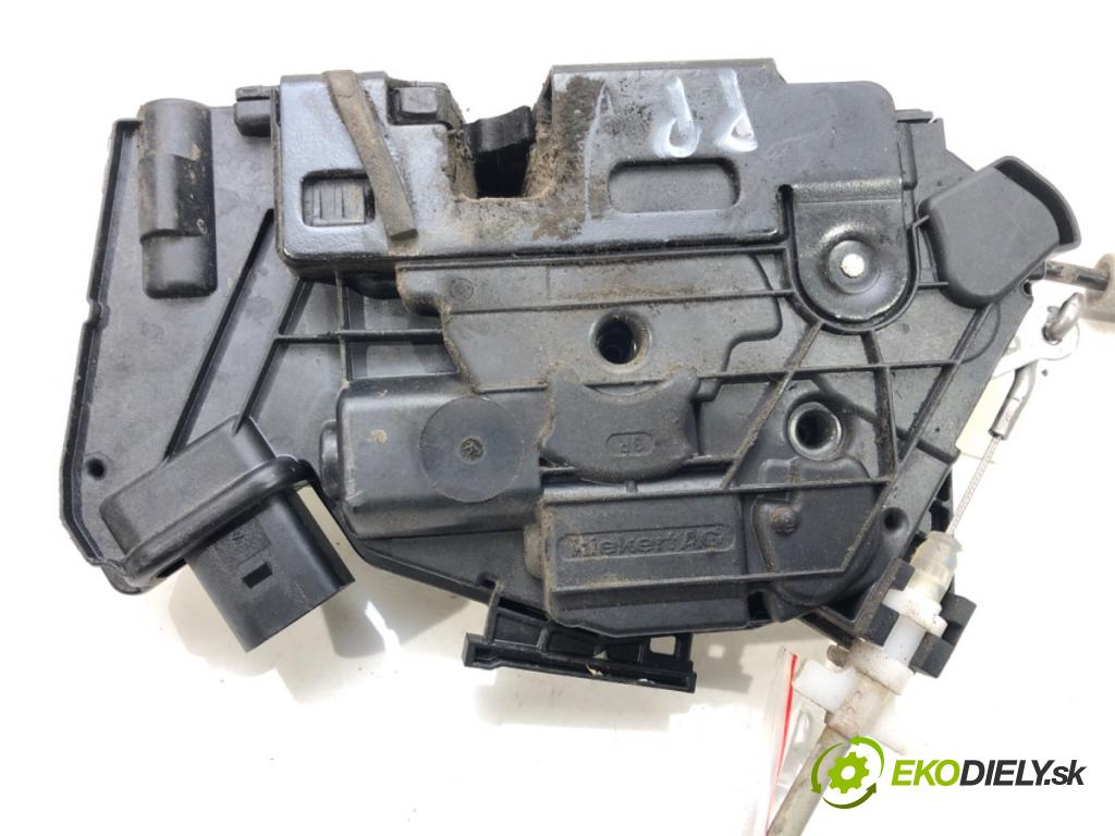 SEAT IBIZA IV (6J5, 6P1) 2008 - 2017    1.2 TDI 55 kW [75 KM] olej napędowy 2010 - 2012  zámok přední část pravý 5N1837016D
