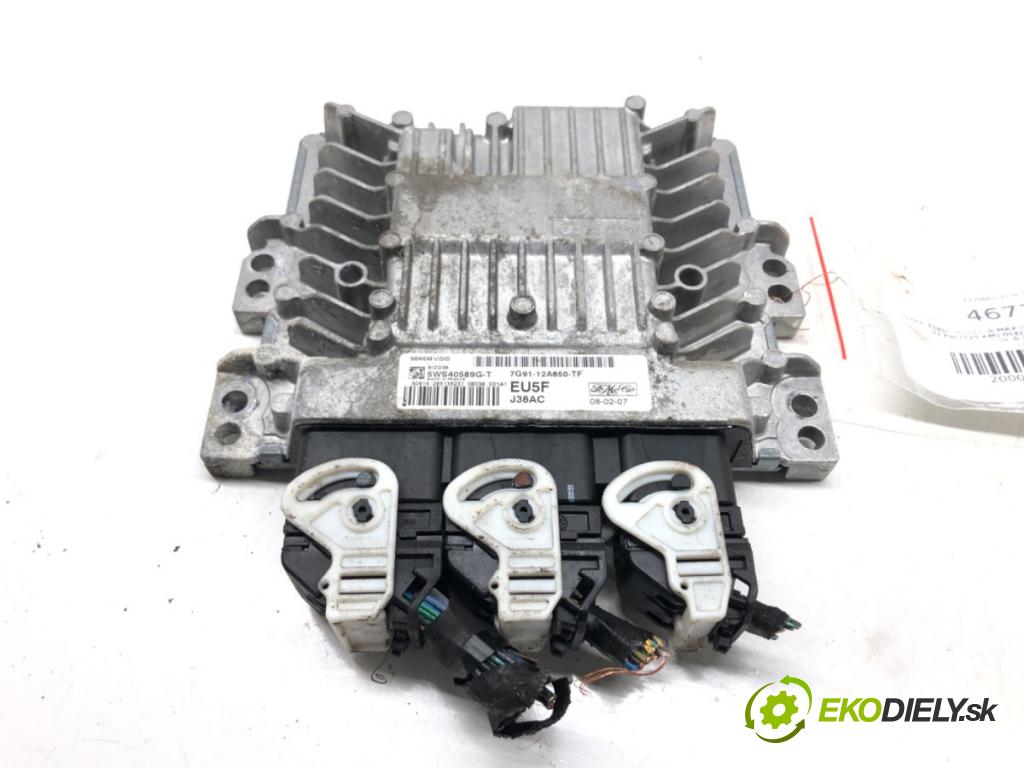 FORD S-MAX (WA6) 2006 - 2014    1.8 TDCi 92 kW [125 KM] olej napędowy 2006 - 2014  riadiaca jednotka Motor 7G91-124650-TF (Riadiace jednotky)