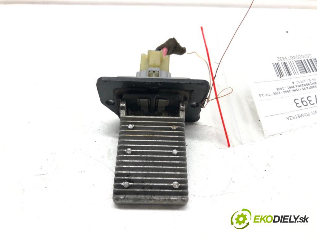 HYUNDAI SANTA FÉ I (SM) 2000 - 2006    2.0 99 kW [135 KM] benzyna 2001 - 2006  Odpor, rezistor kúrenia vzduchu  (Odpory (rezistory) kúrenia)