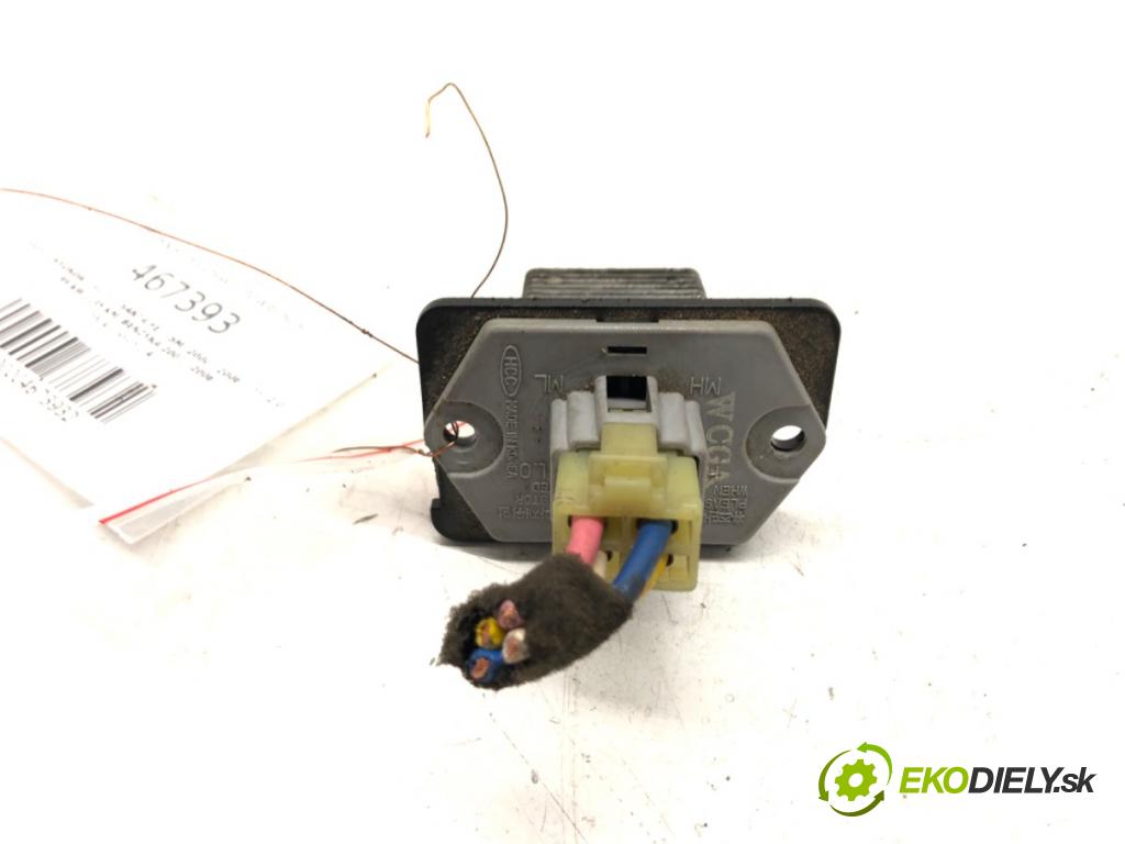 HYUNDAI SANTA FÉ I (SM) 2000 - 2006    2.0 99 kW [135 KM] benzyna 2001 - 2006  Odpor, rezistor kúrenia vzduchu  (Odpory (rezistory) kúrenia)