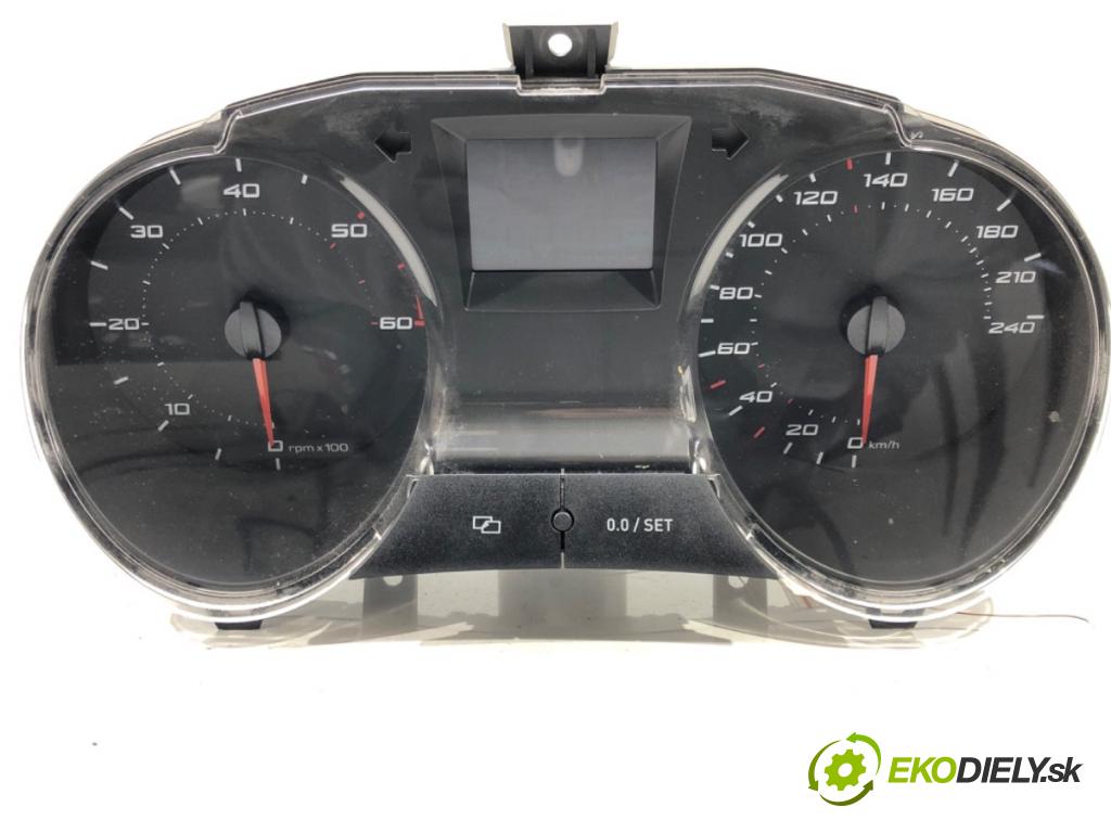 SEAT IBIZA IV (6J5, 6P1) 2008 - 2017    1.6 TDI 66 kW [90 KM] olej napędowy 2009 - 2015  Prístrojovka 6J0920802H (Prístrojové dosky, displeje)