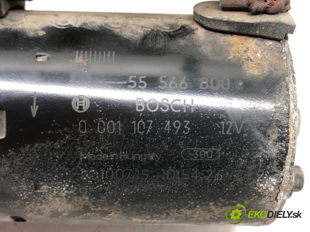 OPEL CORSA D (S07) 2006 - 2014    1.2 (L08, L68) 51 kW [69 KM] benzyna 2009 - 2014  Štartér 55566800 (Štartéry)