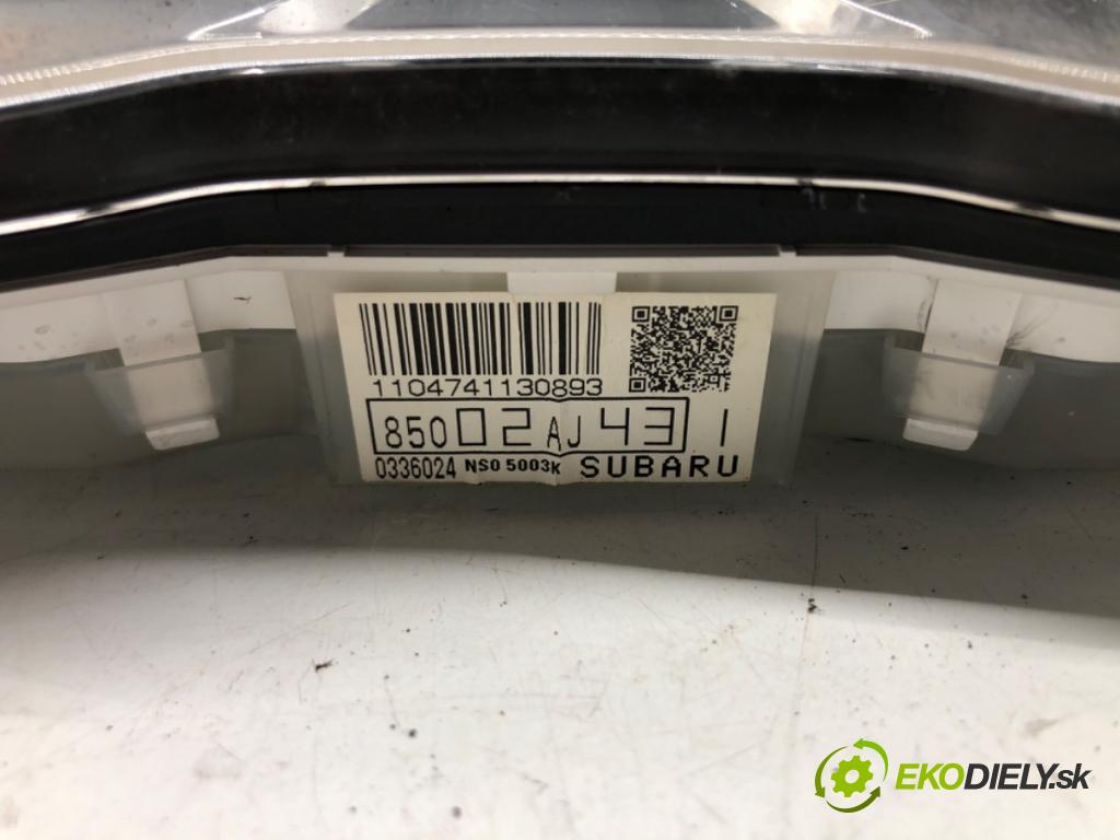 SUBARU LEGACY V (BM) 2009 - 2022    2.0 D AWD (BMD) 110 kW [150 KM] olej napędowy 2009  Prístrojovka  (Prístrojové dosky, displeje)
