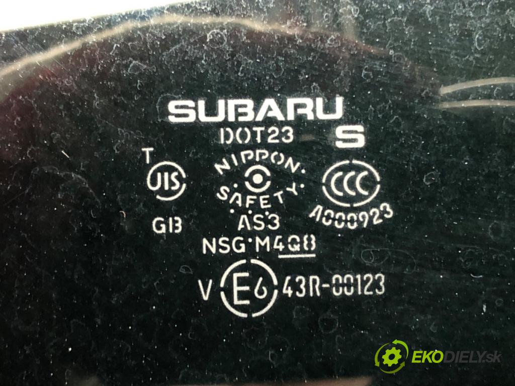 SUBARU LEGACY V (BM) 2009 - 2022    2.0 D AWD (BMD) 110 kW [150 KM] olej napędowy 2009  strešné okno  (Sklá karosérie)