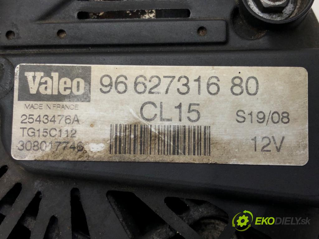 CITROEN C-CROSSER (VU_, VV_) 2007 - 2022    2.2 HDi 115 kW [156 KM] olej napędowy 2007 - 2022  Alternátor 9662731680 (Alternátory)