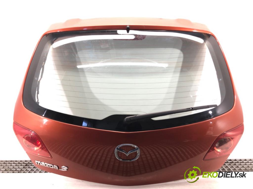 MAZDA 3 (BK) 2003 - 2009    1.6 (BK14) 77 kW [105 KM] benzyna 2003 - 2009  zadní část kapota  (Zadní kapoty)