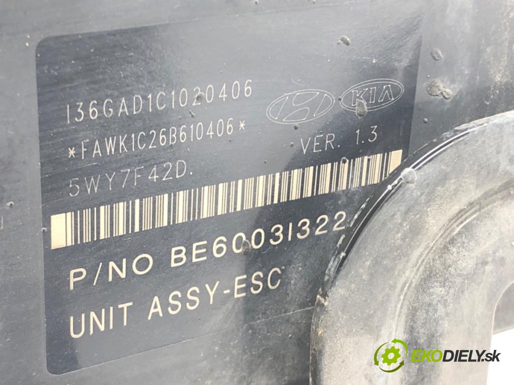 KIA SPORTAGE III (SL) 2009 - 2022    1.6 GDI 99 kW [135 KM] benzyna 2011 - 2022  Pumpa ABS 58920-3U300 (Pumpy ABS)