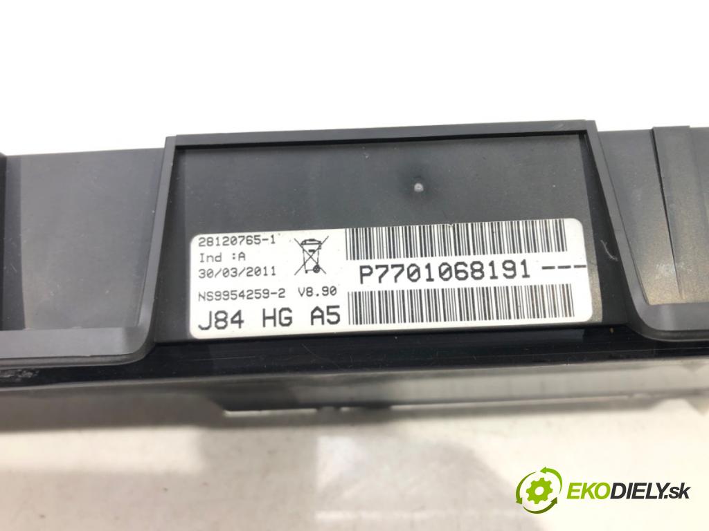 RENAULT SCÉNIC II (JM0/1_) 2003 - 2010    1.9 dCi (JM0G, JM12, JM1G, JM2C) 88 kW [120 KM] ol  Prístrojovka P7701068191 (Prístrojové dosky, displeje)