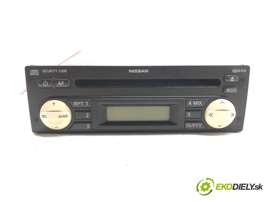 NISSAN MICRA III (K12) 2002 - 2010    1.2 16V 48 kW [65 KM] benzyna 2003 - 2010  RADIO  (Audio zariadenia)