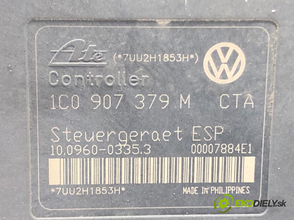 VW BORA I (1J2) 1998 - 2013    1.9 TDI 74 kW [101 KM] olej napędowy 2000 - 2005  Pumpa ABS 1C0907379M (Pumpy ABS)