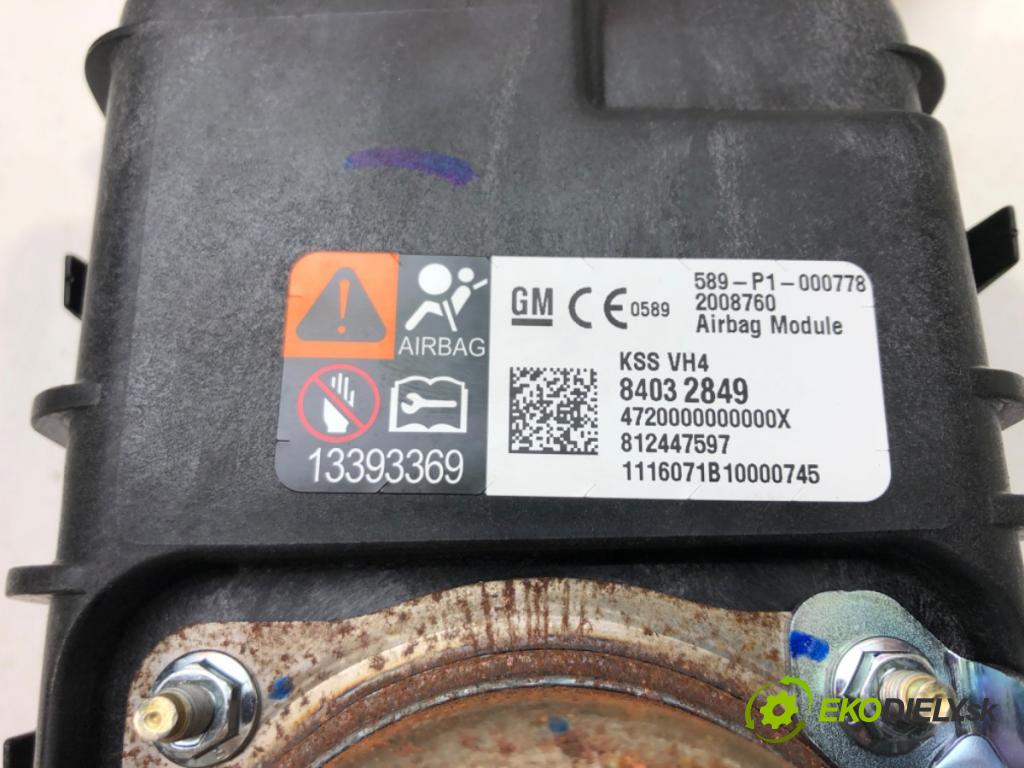 CHEVROLET CAMARO 2015 - 2022    2.0 Turbo 202 kW [275 KM] benzyna 2016 - 2022  AirBag spolujazdca 84032849 (Airbagy)
