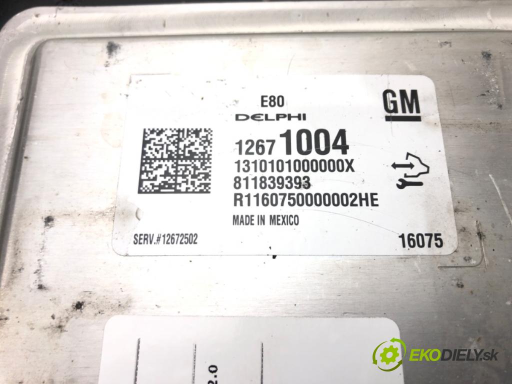CHEVROLET CAMARO 2015 - 2022    2.0 Turbo 202 kW [275 KM] benzyna 2016 - 2022  riadiaca jednotka Motor 12671004 (Riadiace jednotky)