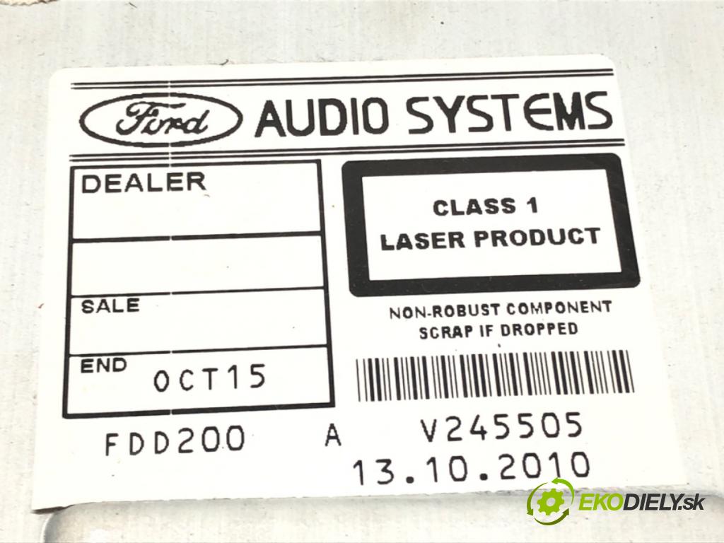 FORD FOCUS II (DA_, HCP, DP) 2004 - 2013    1.6 TDCi 80 kW [109 KM] olej napędowy 2004 - 2012  RADIO FDD200 (Audio zariadenia)