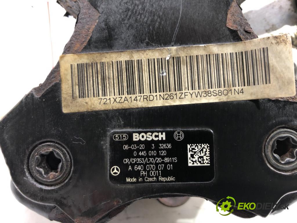 MERCEDES-BENZ KLASA B Sports Tourer (W245) 2005 - 2011    B 180 CDI (245.207) 80 kW [109 KM] olej napędowy 2  Pumpa vstrekovacia A6400700701 (Vstrekovacie čerpadlá)