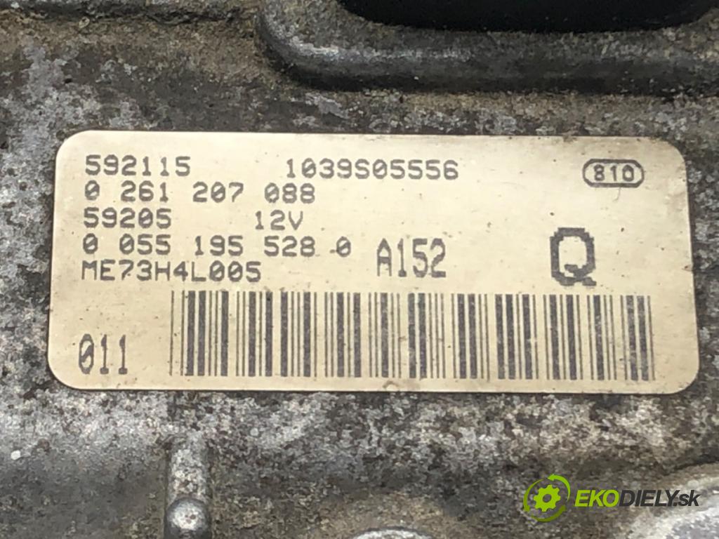 LANCIA YPSILON (843_) 2003 - 2011    1.2 (843.AXB1A) 59 kW [80 KM] benzyna 2003 - 2011  riadiaca jednotka Motor 0261207088 (Riadiace jednotky)