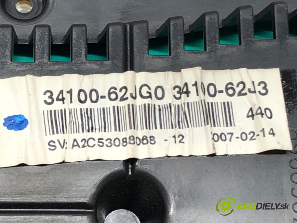 SUZUKI SWIFT III (MZ, EZ) 2005 - 2022    1.3 DDiS (RS 413D) 51 kW [69 KM] olej napędowy 200  Prístrojovka 34100-62JG0 (Prístrojové dosky, displeje)