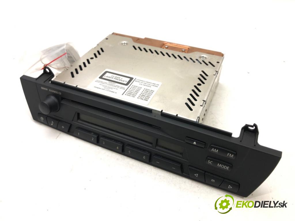 BMW X3 (E83) 2003 - 2011    2.0 d 110 kW [150 KM] olej napędowy 2004 - 2007  RADIO 9138430 (Audio zariadenia)