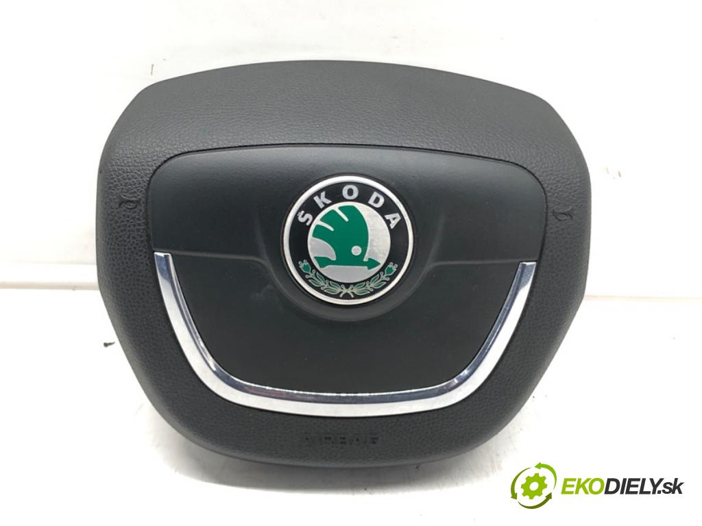 SKODA SUPERB II (3T4) 2008 - 2015    2.0 TDI 125 kW [170 KM] olej napędowy 2008 - 2015  AirBag volantu 3T0880201B (Airbagy)