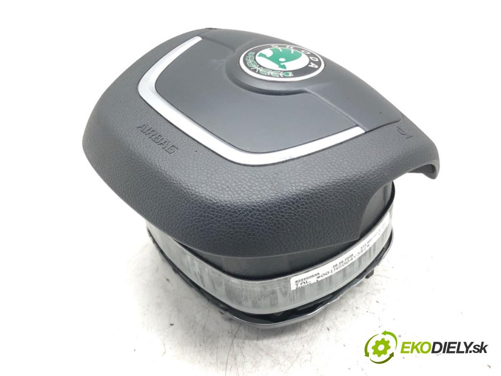SKODA SUPERB II (3T4) 2008 - 2015    2.0 TDI 125 kW [170 KM] olej napędowy 2008 - 2015  AirBag volantu 3T0880201B (Airbagy)